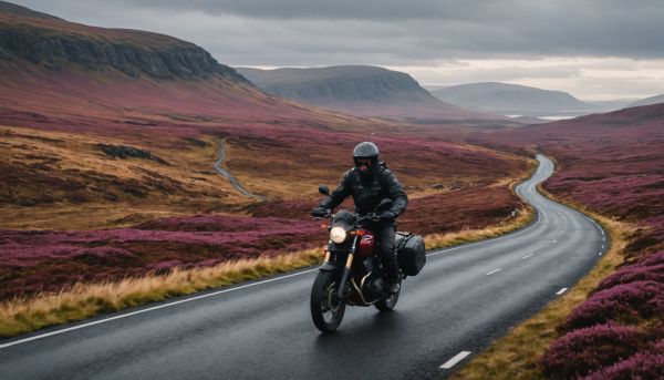 Traverser les paysages sauvages de l Ecosse en bécane pure