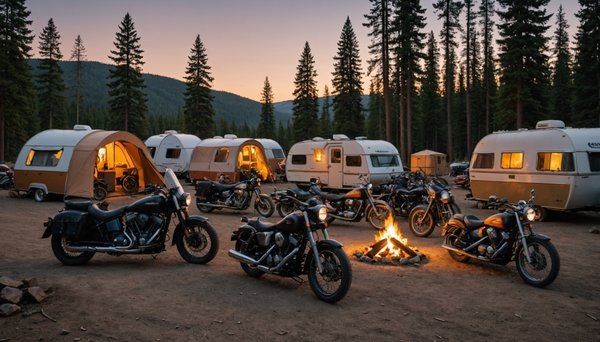 Campings adaptés aux motards : ce qu'il faut savoir